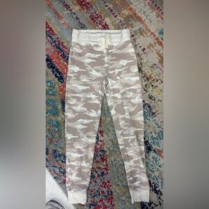 Athleta Beige Camo Joggers